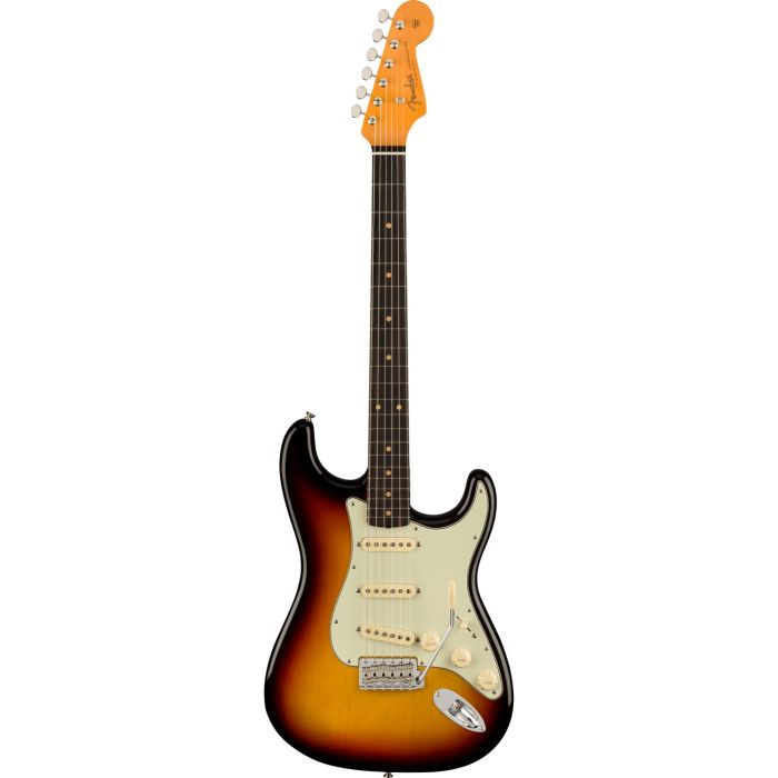 Fender American Vintage Ii 61 Strat Rw 3 Tone Sunburst, front view