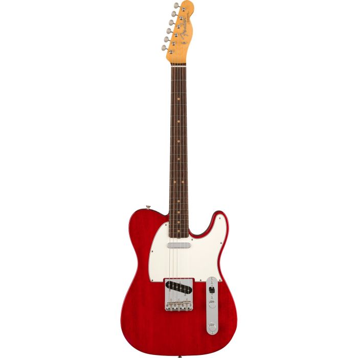 Fender American Vintage Ii 63 Tele Rw Red Transparent, front view