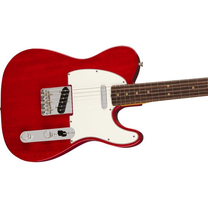 Fender American Vintage Ii 63 Tele Rw Red Transparent, angled view