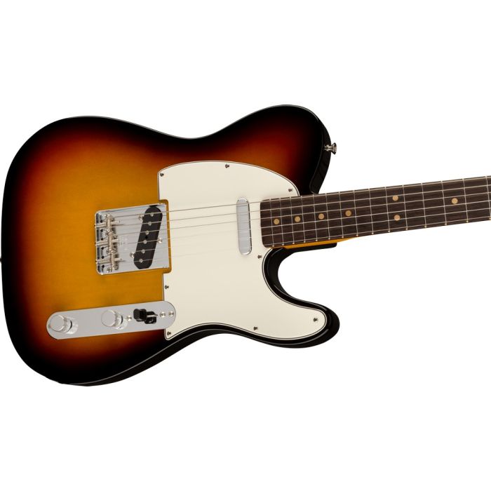 Fender American Vintage Ii 63 Tele Rw 3 Tone Sunburst, angled view