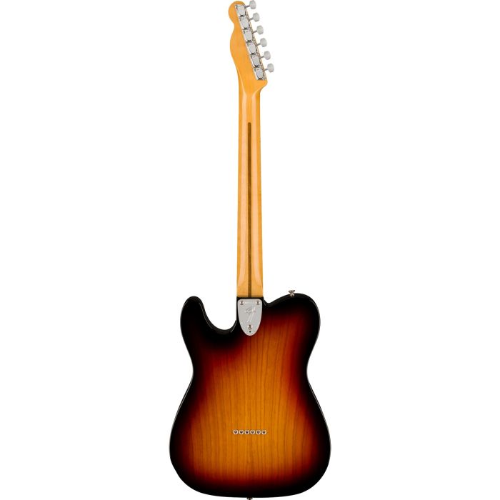 Fender American Vintage Ii 72 Tele Thinline Mn 3 Tone Sunburst, rear view