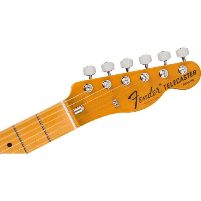 Fender American Vintage Ii 72 Tele Thinline Mn 3 Tone Sunburst, headstock front