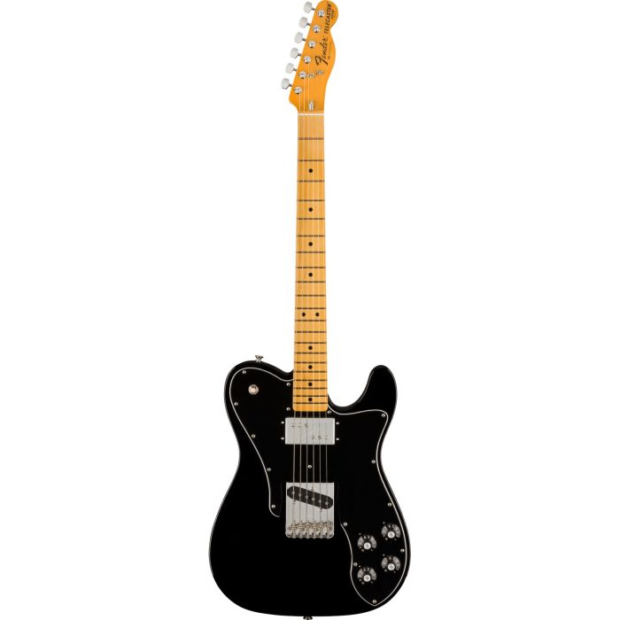 Fender American Vintage Ii 77 Tele Custom Mn Black, front view