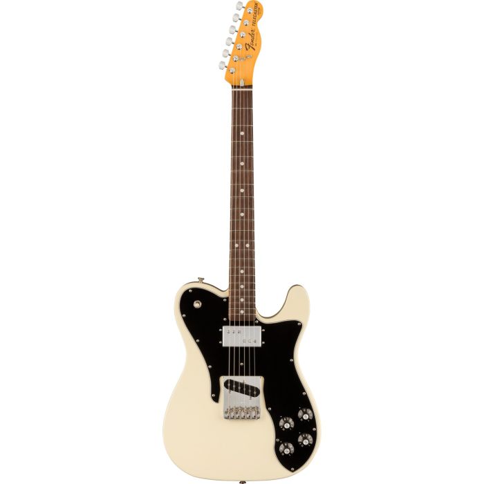 Fender American Vintage Ii 77 Tele Custom Rw Olympic White, front view