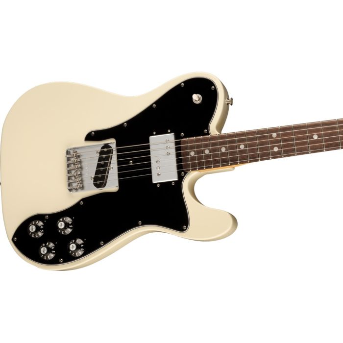 Fender American Vintage Ii 77 Tele Custom Rw Olympic White, angled view