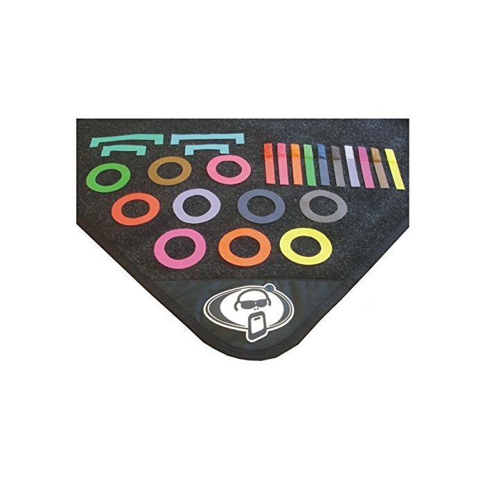 Protection Racket Drum Mat Coloured Markers