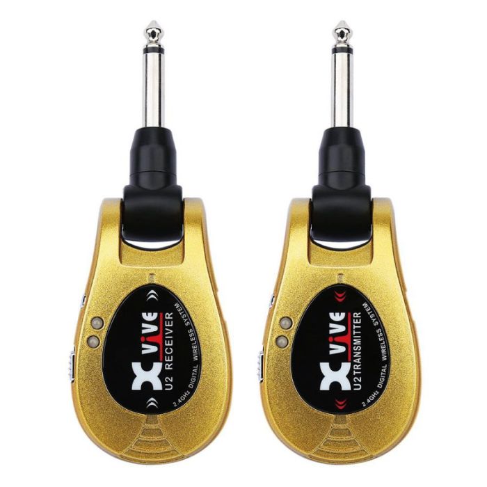 Xvive Wireless Guitar System Gold, front view