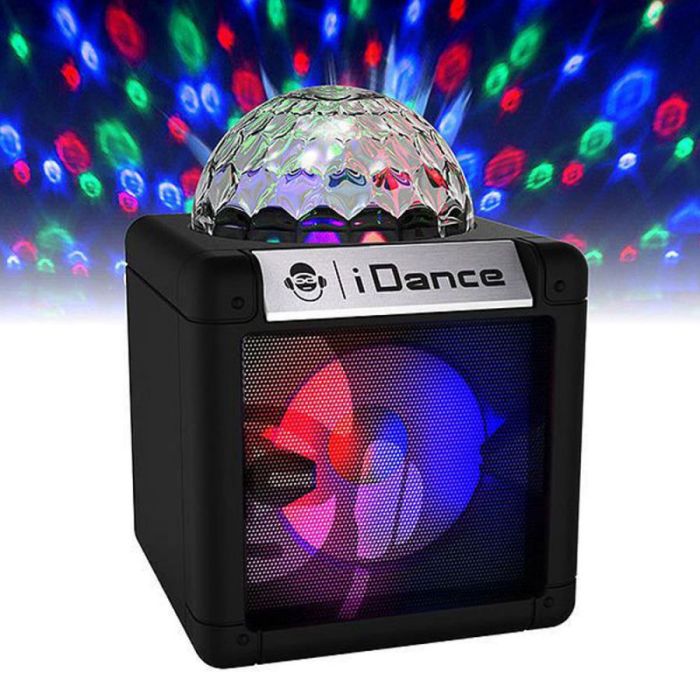 Idance Cn1 Disco Ball Wireless Mini Speaker, front view