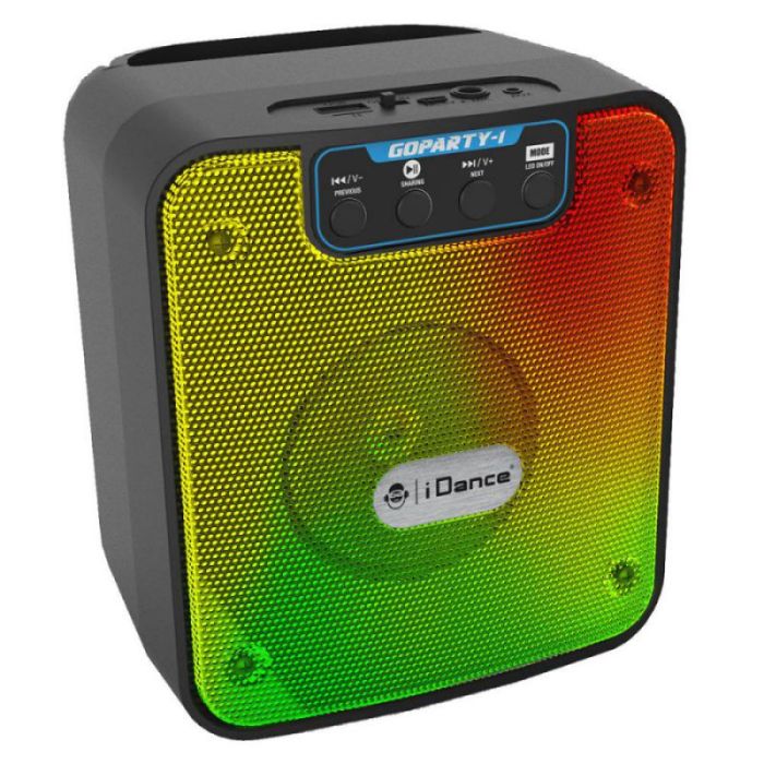 Idance Go Party 1 Bluetooth Speaker, front view