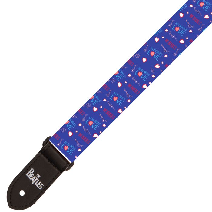 The Beatles Ukulele Strap Love Is, front view