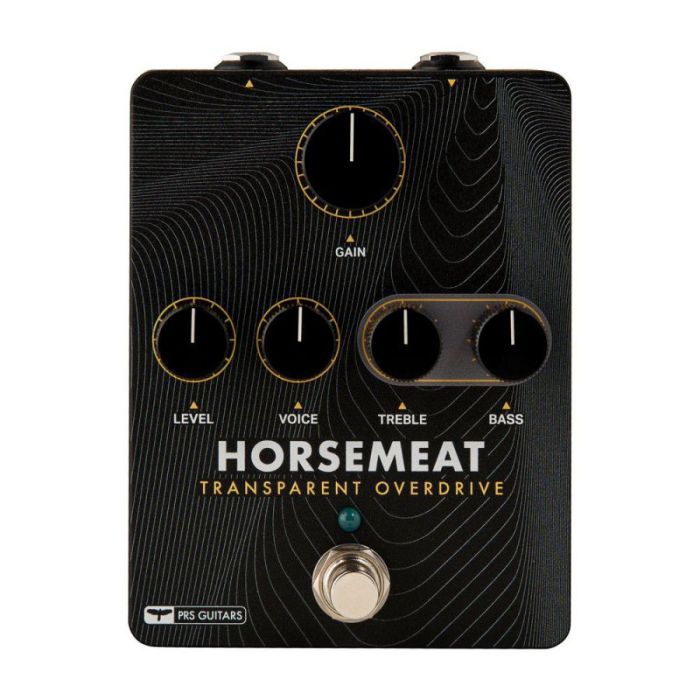 Prs Horsemeat Overdrive Pedal, top down view