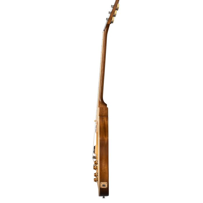 Gibson Les Paul Standard Faded 50s Satin Honey Burst, side-on view