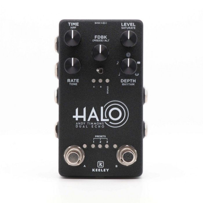 Keeley HALO Andy Timmons Signature Dual Echo top-down view