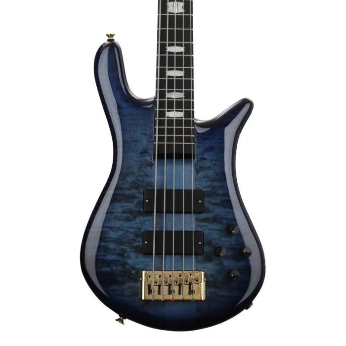 Body view of the Spector Bass Euro 5LT Blue Fade Gloss