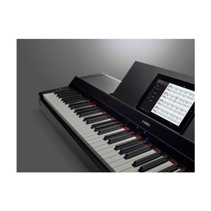 Angled view of the Yamaha P-S500 Digital Piano in Black