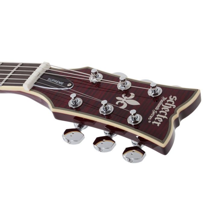 Schecter Solo II Supreme Bch, headstock front