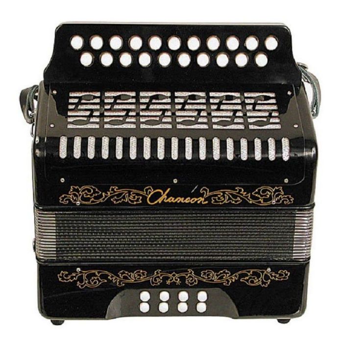 Chanson Melodeon B C Tuning, front view