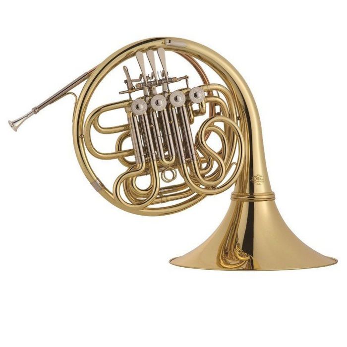 J Michael French Horn Outfit Full Double 4 Rotary, front view