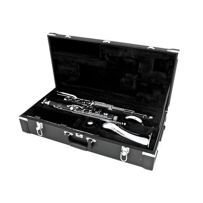 Jupiter Bb Bass Clarinet Bb Abs Silver Plated, in case