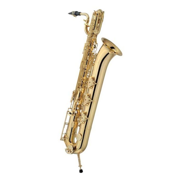 Jupiter Eb Baritone Saxophone Gold Lacquered, front view