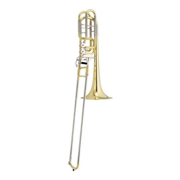 Jupiter Bb F Gb D Bass Trombone Lacquered, front view
