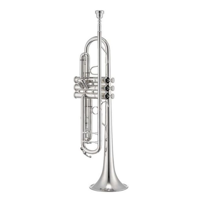 Jupiter Bb Trumpet Rosebrass Silver Plated, front view