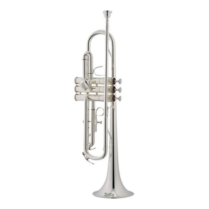 Jupiter Bb Trumpet Silver Plated, front view