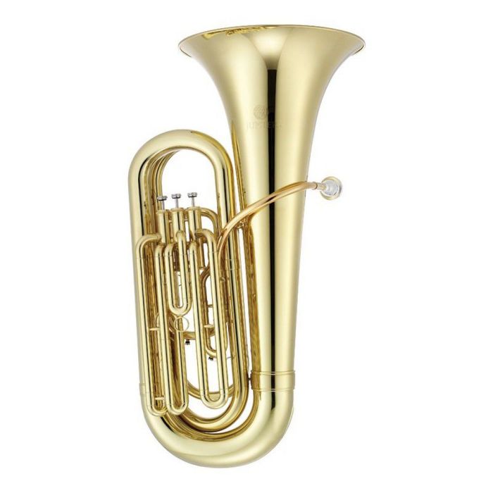 Jupiter Eb Tuba 3w1 Valves Silver Plated, front view