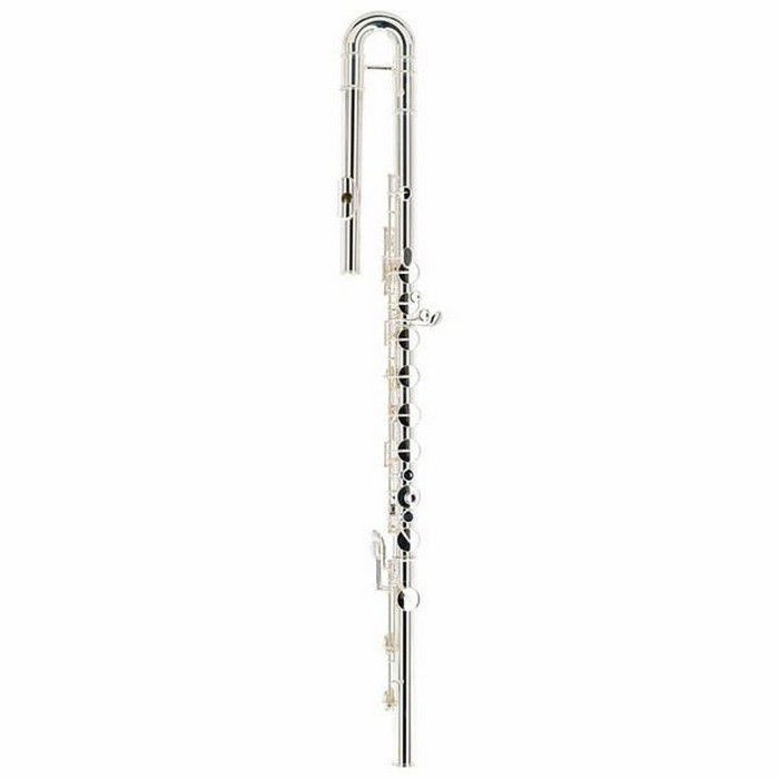 Jupiter JBF1000 Bass Flute Curved Head Joint, front view