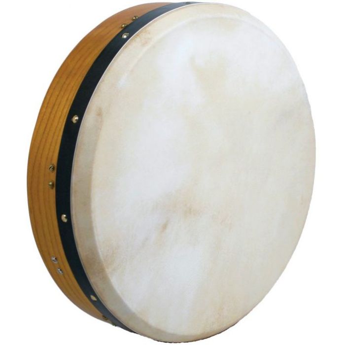 Bodhran With Tipper Natural Skin, Tunable 16 X 5 inch