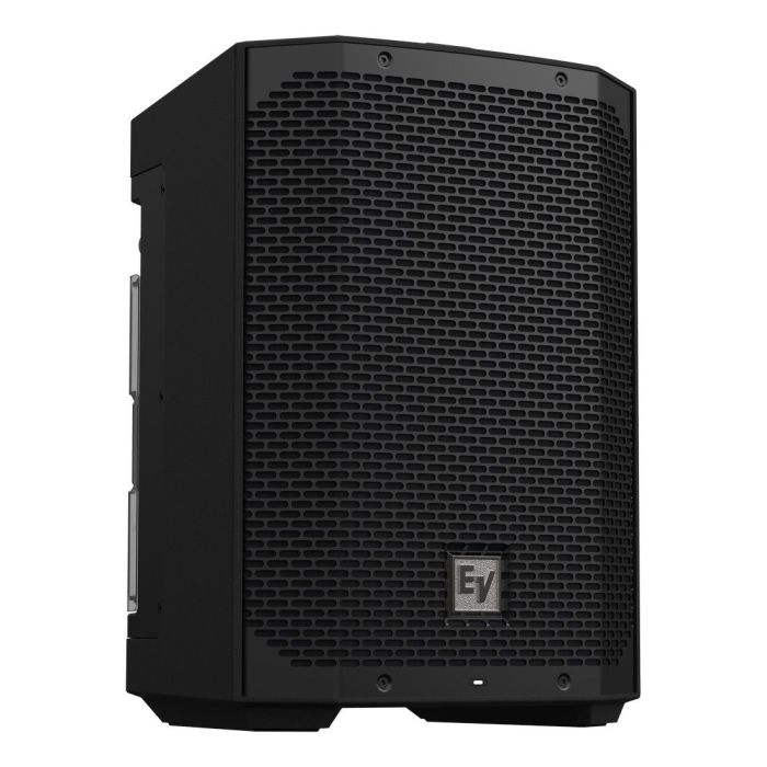 Electro-Voice Everse 8 Battery Powered Portable PA Speaker, Black right-angled view