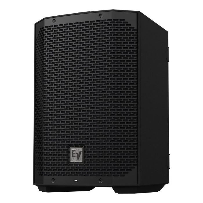 Electro-Voice Everse 8 Battery Powered Portable PA Speaker, Black left-angled view