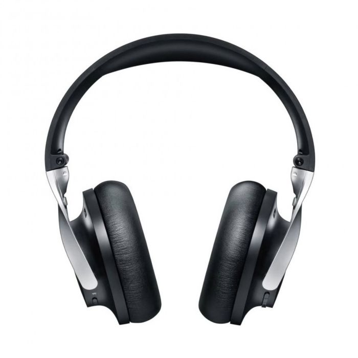 Front view of the Shure AONIC 40 Premium Wireless Headphones Black