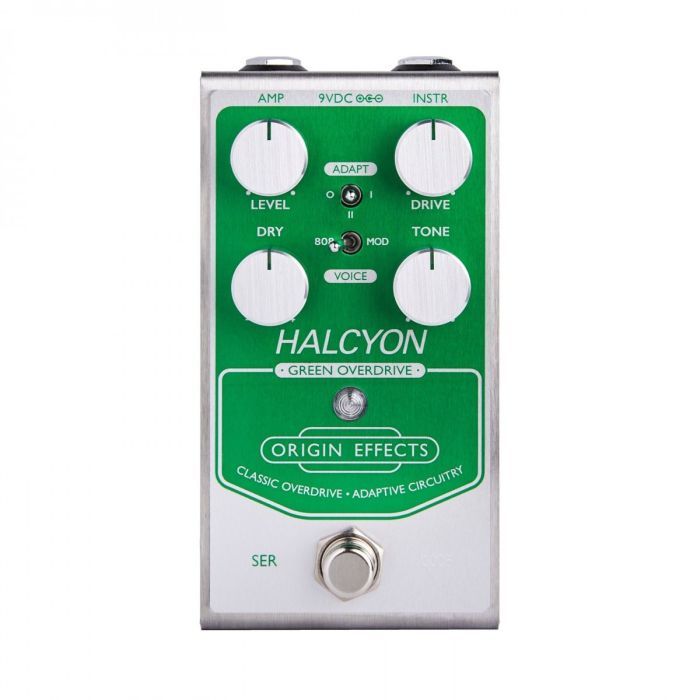 Origin FX Halcyon Green Overdrive Pedal front top