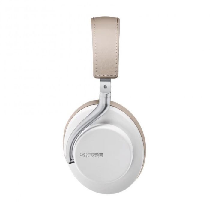 Side view of the Shure AONIC 50 Premium Wireless Headphones White