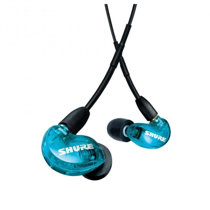 Overview of the Shure AONIC 215 Sound Isolating Earphones Blue