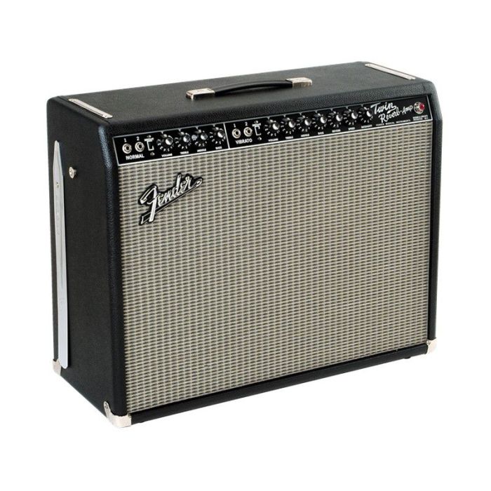 Fender 65 Twin Reverb Guitar Combo Amplifier right-angled view