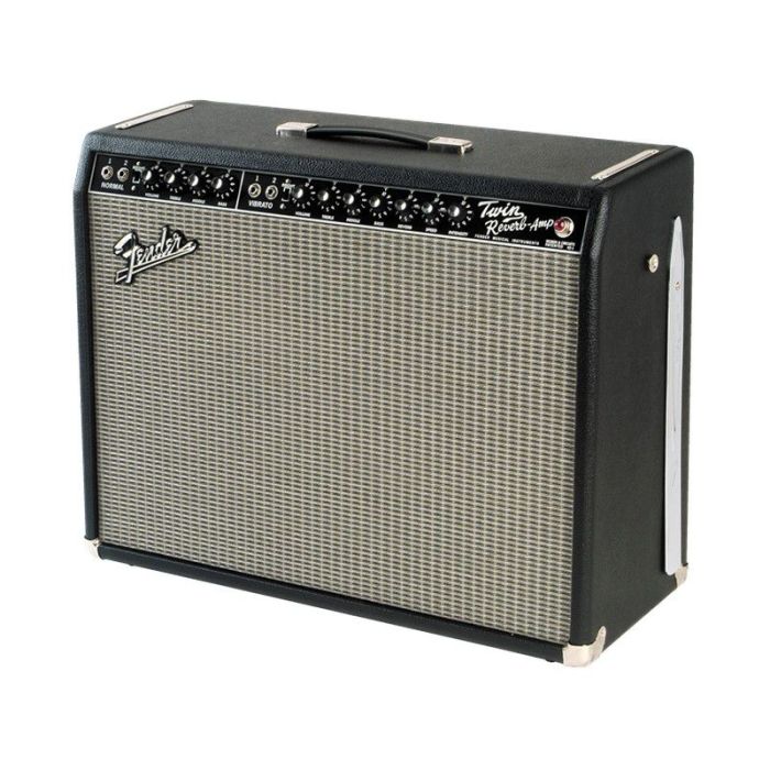 Fender 65 Twin Reverb Guitar Combo Amplifier left-angled view