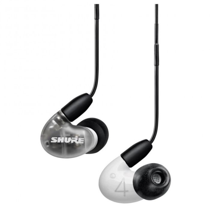 Overview of the Shure AONIC 4 Sound Isolating Earphones, White