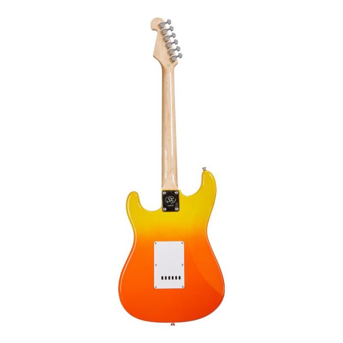 Sx Electric Guitar Modern Series Sc Orange rear view