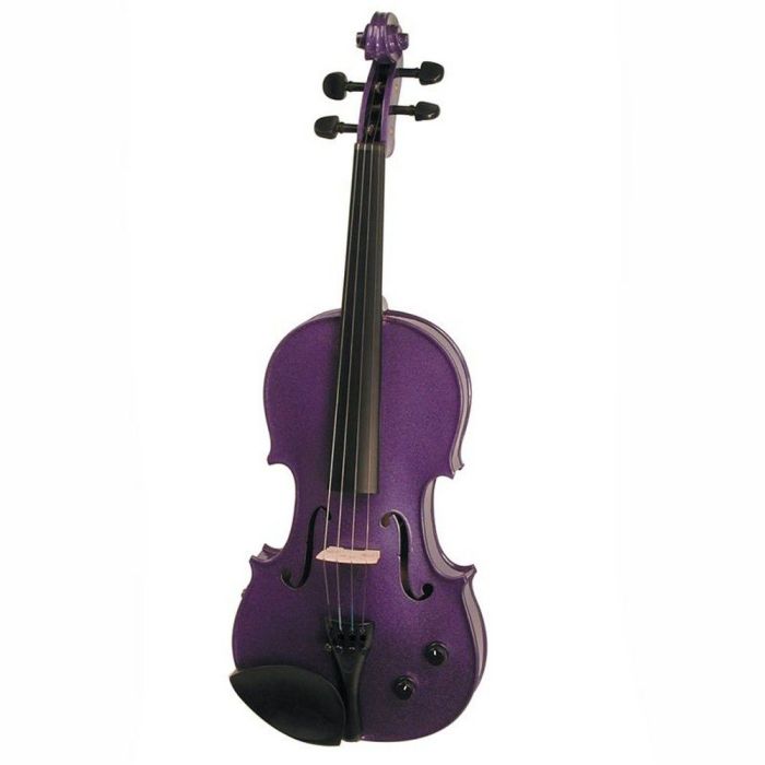 Stentor Electric Violin Outfit 4-4 Purple front view