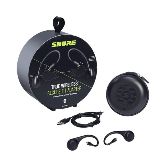 Contents included with the Shure True Wireless Secure Fit Gen 2 Adapter