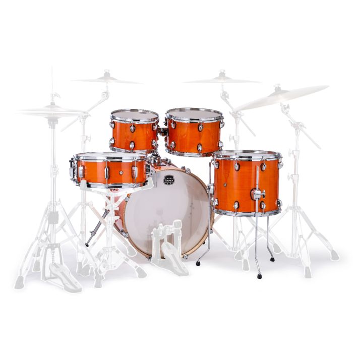 Mapex Mars Maple Shell Pack 5pc Glossy Amber back
