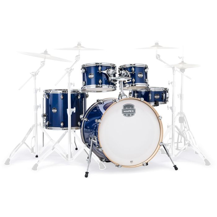 Mapex Mars Maple Shell Pack 5pc Midnight Blue front