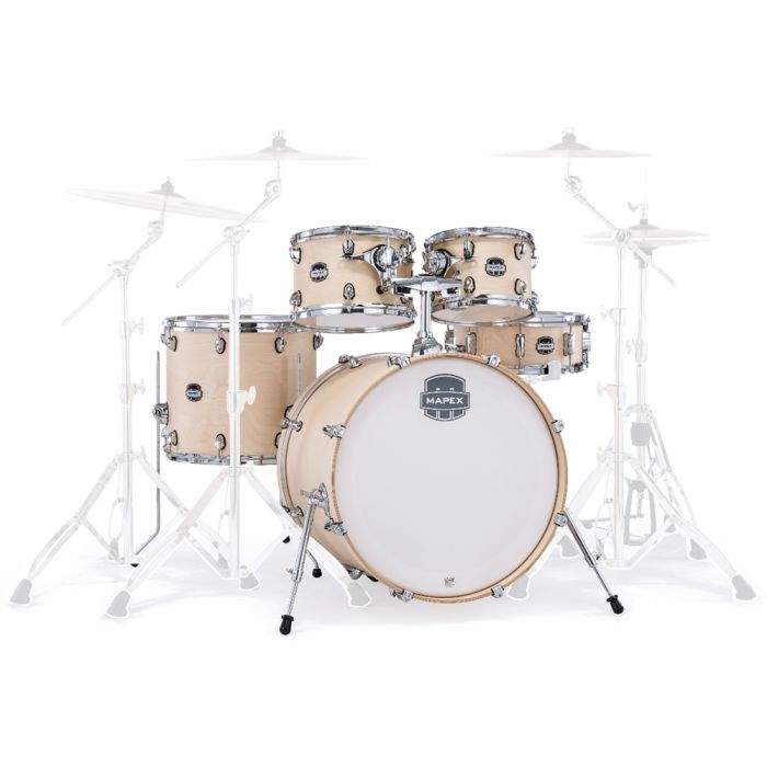 Mapex Mars Maple Shell Pack 5pc Natural Satin front