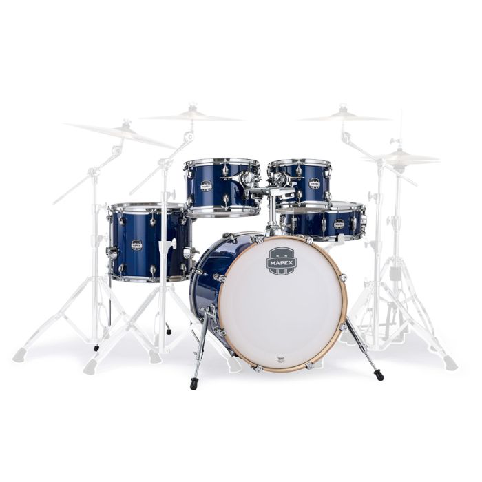 Mapex Mars Maple Fusion Shell Pack Midnight Blue front