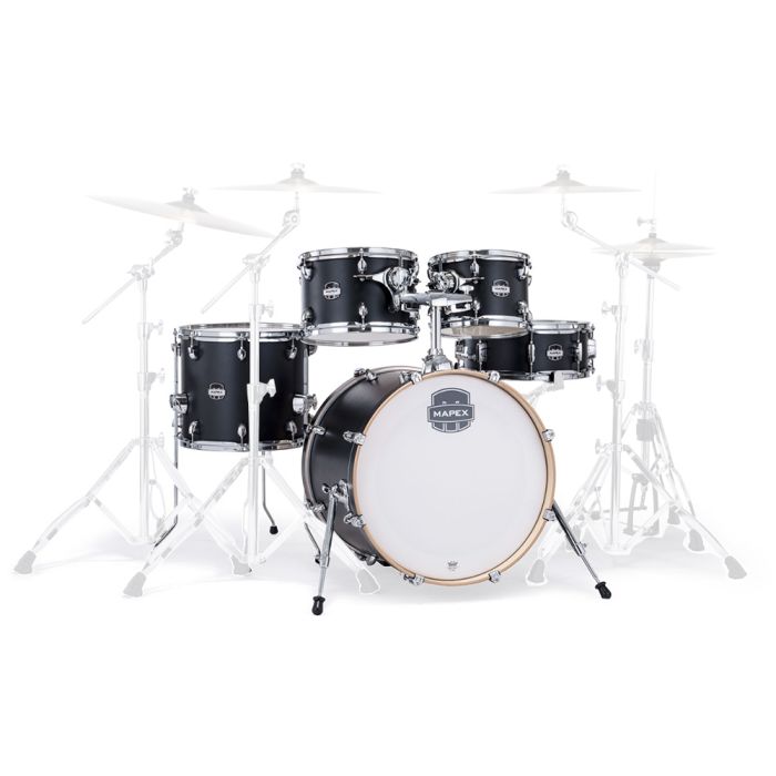 Mapex Mars Maple Fusion Shell Pack Matte Black front