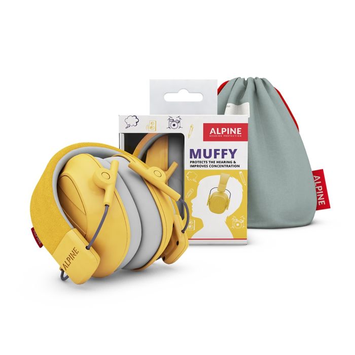 Alpine Earmuffy For Kids - Yellow packaging