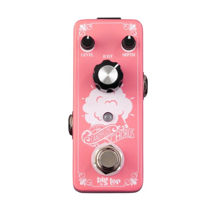 Big Top Candy Floss Mini Chorus Pedal, front view