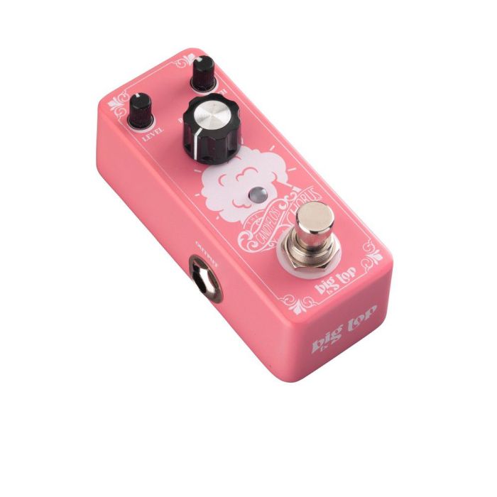Big Top Candy Floss Mini Chorus Pedal, tilted view